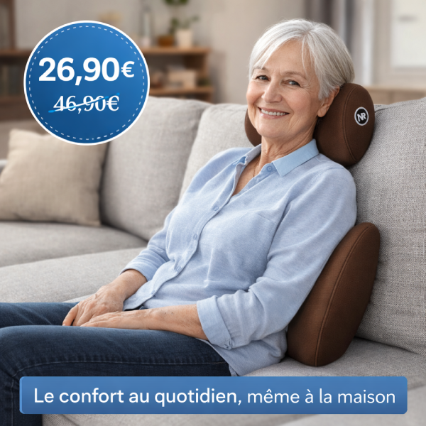 Duo Confort Dos & Nuque à mémoire de forme
