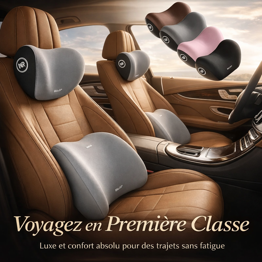 Duo Confort Dos & Nuque à mémoire de forme