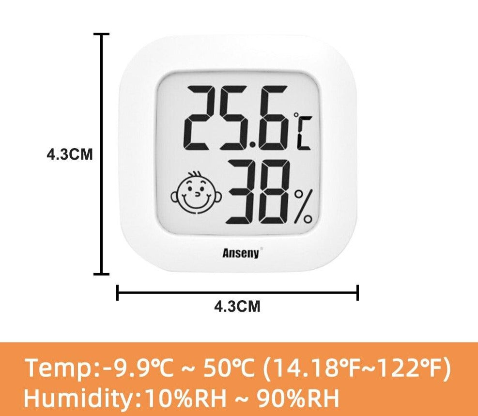 Thermomètre Mural LCD - Hygromètre