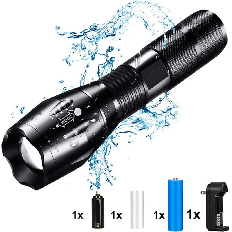 Lampe Torche Ultra puissante - 9000 LM - Étanche