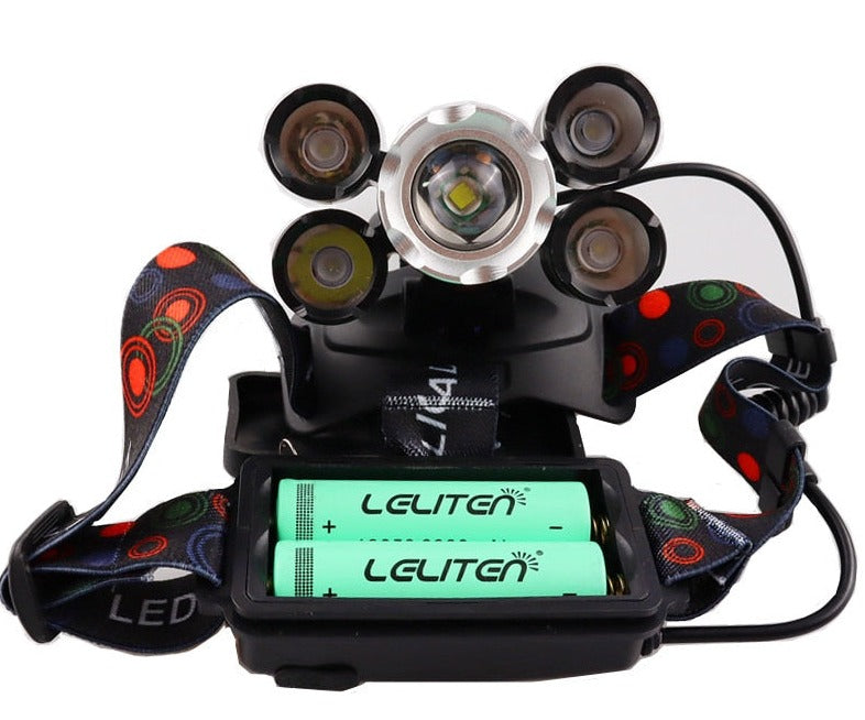 Lampe frontale légère et puissante