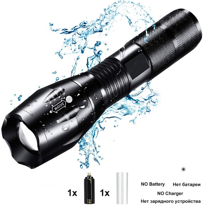 Lampe Torche Ultra puissante - 9000 LM - Étanche
