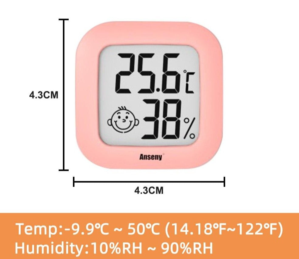 Thermomètre Mural LCD - Hygromètre