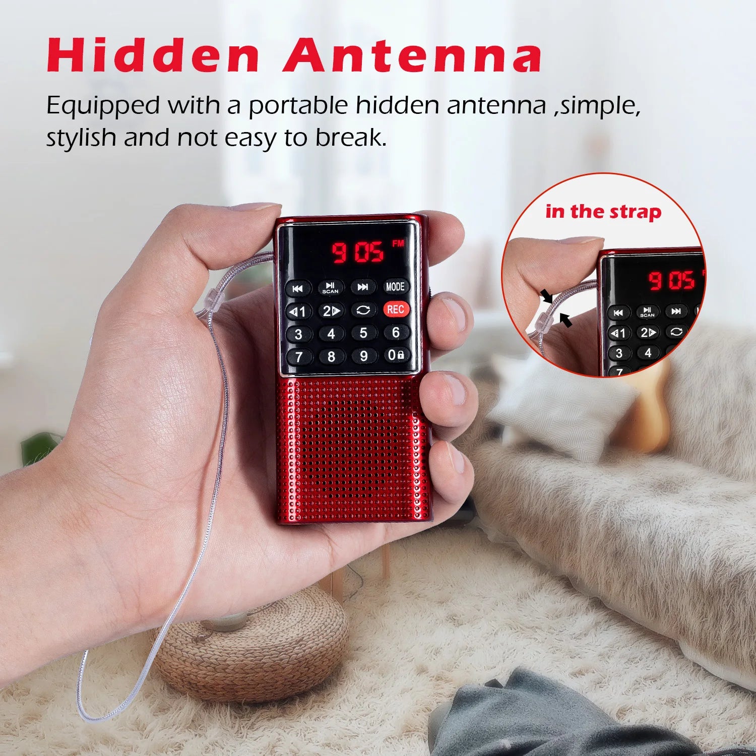 Mini Radio portable - MP3 - Dictaphone