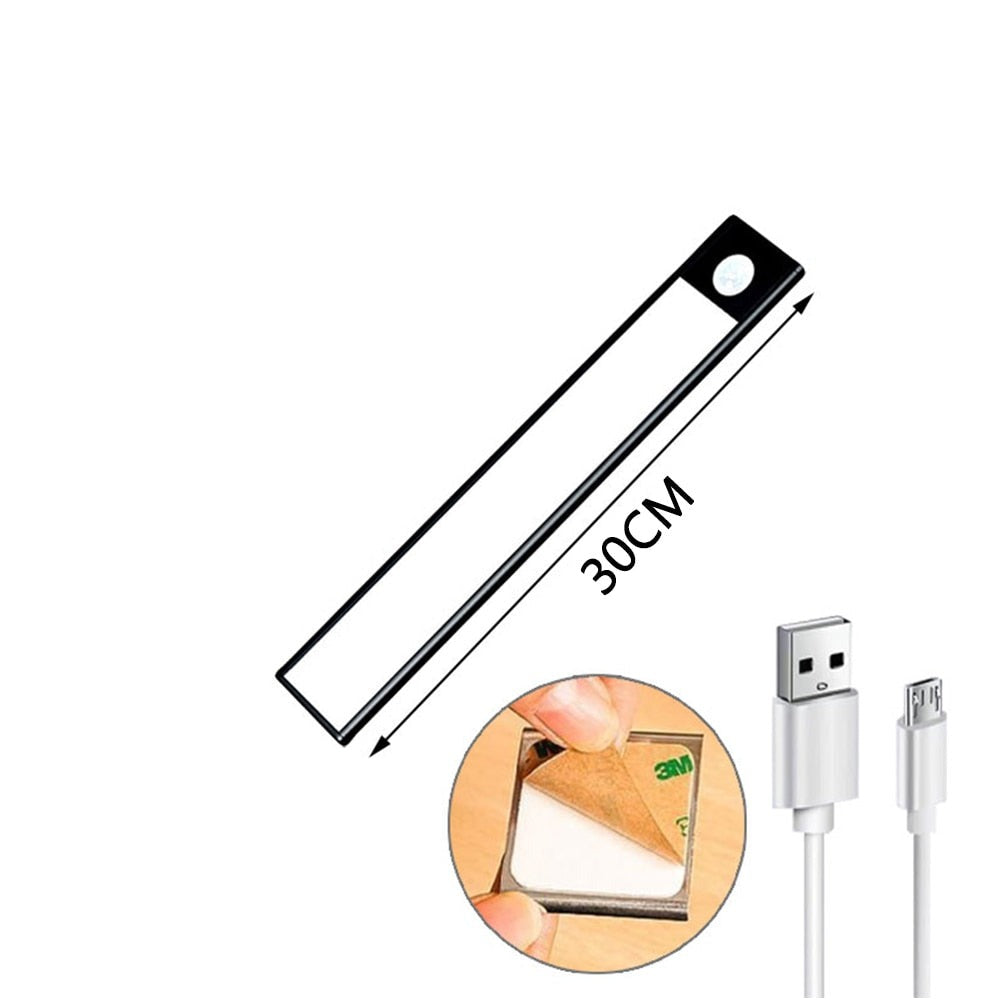 LED réglette ultra fine - sans fil - Détecteur de mouvement