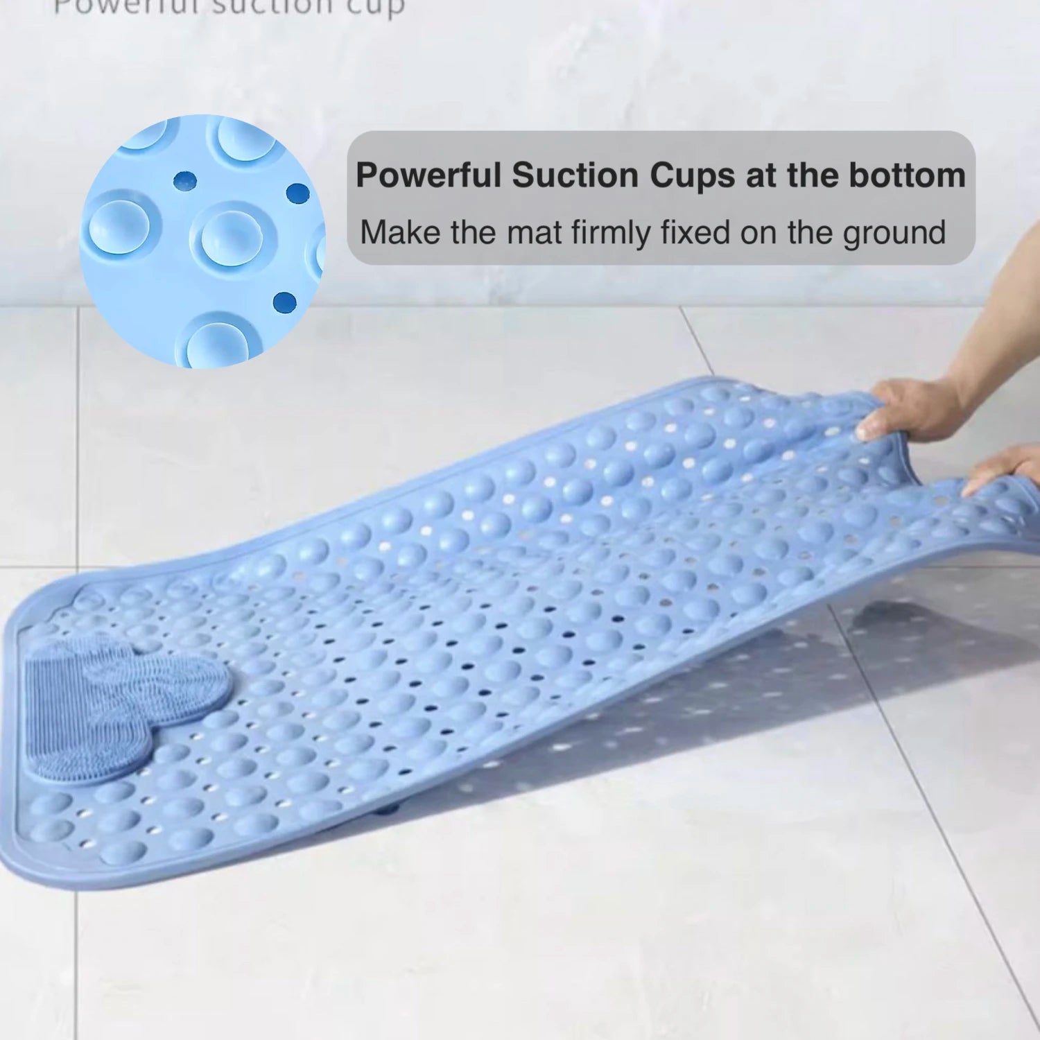 Tapis de bain PVC antidérapant