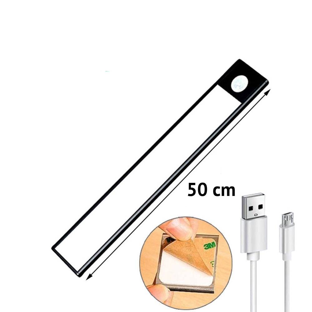LED réglette ultra fine - sans fil - Détecteur de mouvement