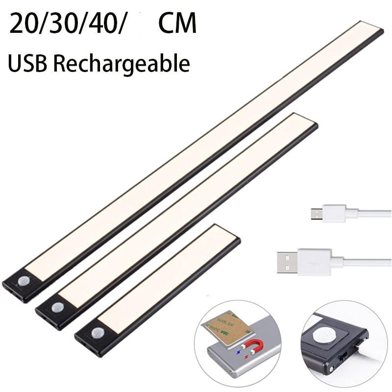 LED réglette ultra fine - sans fil - Détecteur de mouvement