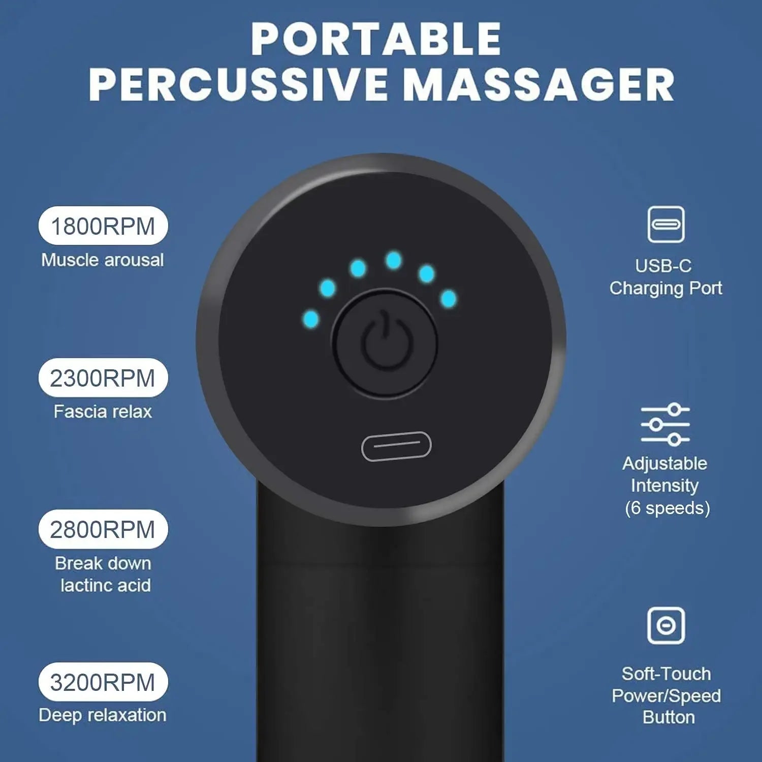 Pistolet massage muscles profonds