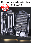 Kit de tournevis de précision 117 en 1