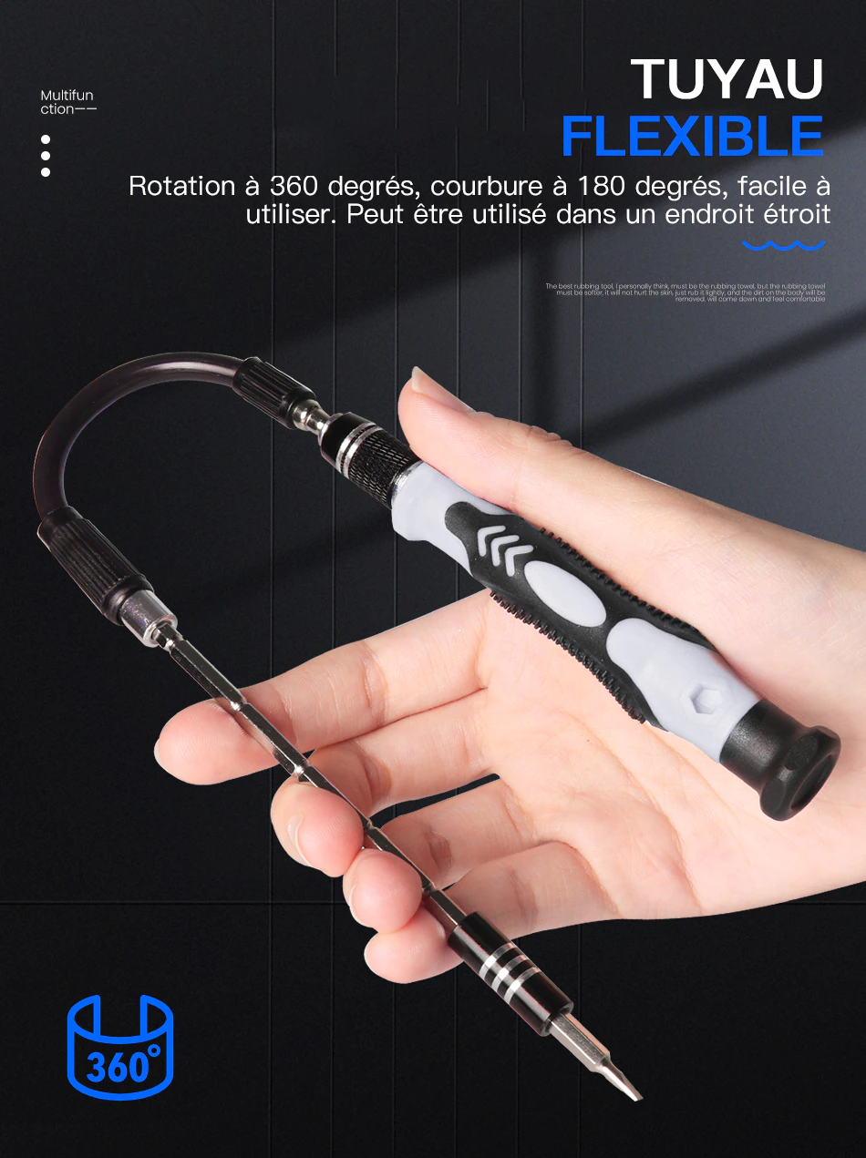 Kit de tournevis de précision 117 en 1