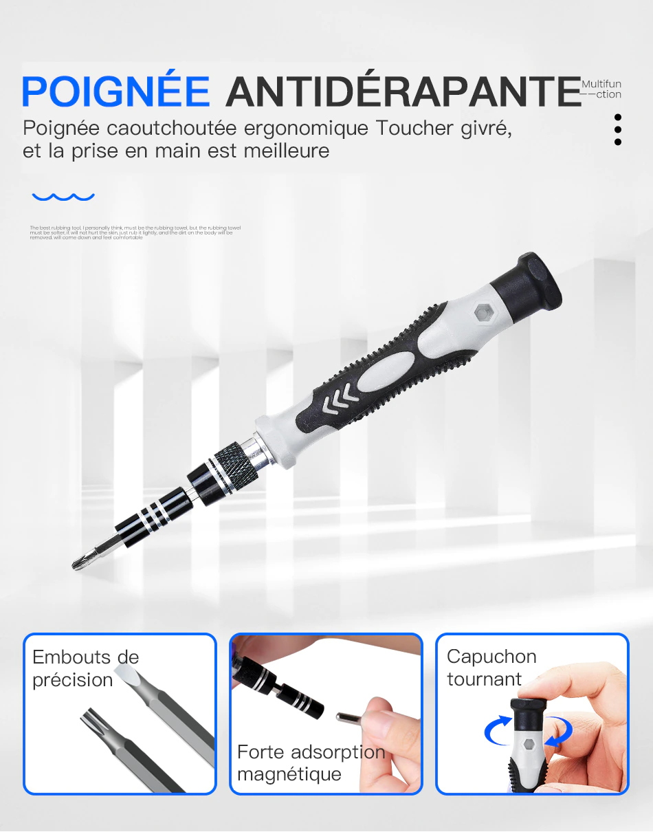 Kit de tournevis de précision 117 en 1