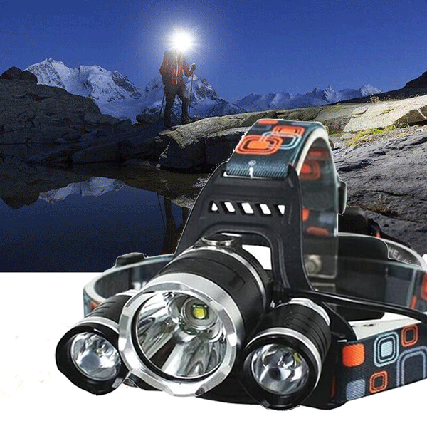 Lampe frontale légère et puissante