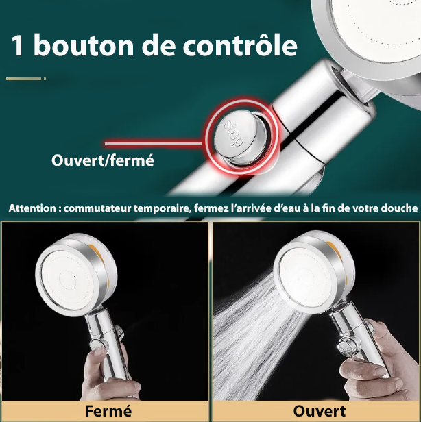 Pommeau de Douche Confort – Plus de Pression, Moins d’Eau