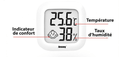Thermomètre Mural LCD - Hygromètre